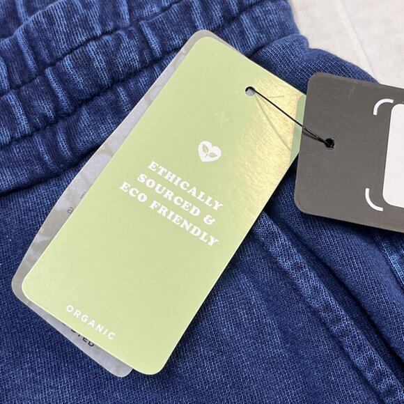 NUX Pants Womens S Terry Bootcut Blue Stone Pull On Bamboo Cotton Blend Lounge - Picture 8 of 14